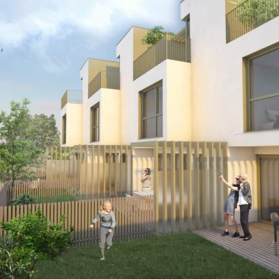 Brosamergasse, Rendering - Privater Freiraum – LCB Planung GmbH.