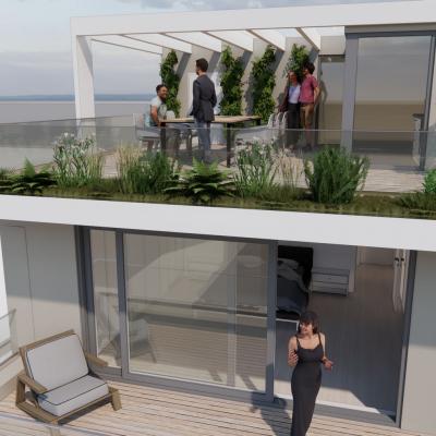 Anton Langer Gasse, Rendering - Ausbau Dachgeschoss – LCB Planung GmbH.