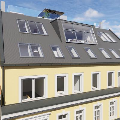 Fugbachgasse, LCB-Planung GmbH, Rendering - Ansicht Fugbachgasse