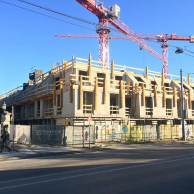 Groß-Enzersdorfer Straße, LCB-Planung GmbH, Baustelle - Ansicht Groß-Enzersdorfer Straße